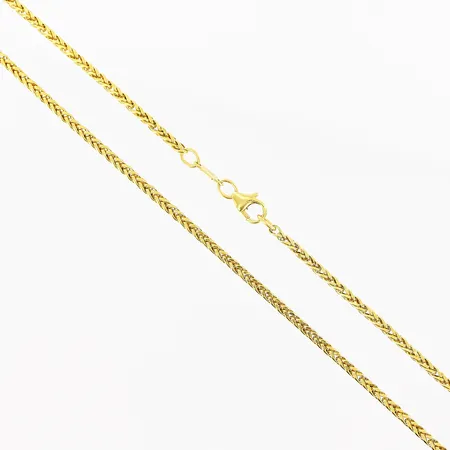 Kedja 40cm, bredd 2mm, 21K Vikt: 4,2 g