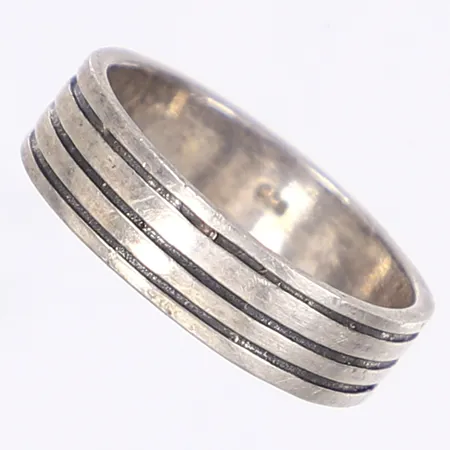 Ring stl 18 bredd 5mm silver 925/1000 Vikt: 3,7 g