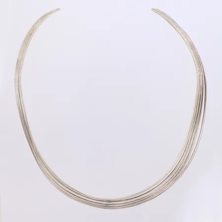 Collier, stelt, 935/1000 silver Vikt: 36,4 g