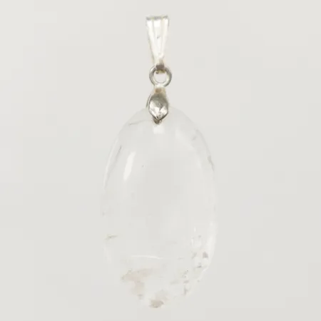 Hänge med quartz, längd 50mm, bredd 20mm, 925/1000 silver  Vikt: 11,8 g