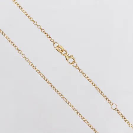 Kedja Ärtlänk Guldfynd längd 42,5/45cm bredd 1,9mm 18K  Vikt: 1,7 g