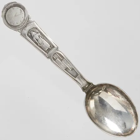 Dopsked, längd ca 14,5cm, gravyr, 830/1000 silver Vikt: 28,5 g
