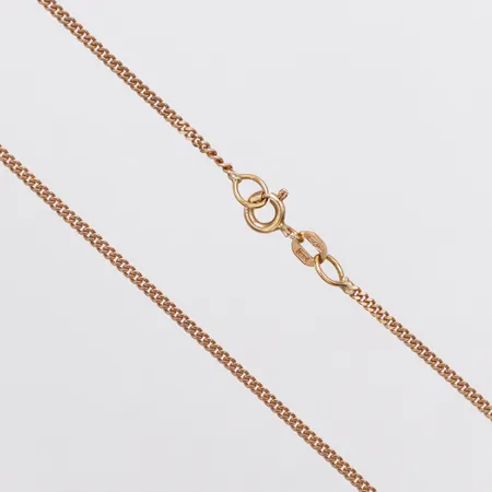 Kedja Pansar Guldfynd längd 45,5cm bredd 1,6mm 18K Vikt: 4,6 g