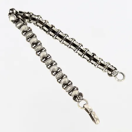 Armband 18,5cm bredd:7,7mm Silver 925/1000 Vikt: 17,4 g