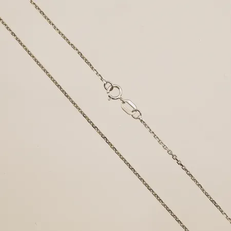 Kedja Ankar, längd 40,5cm, bredd 0,9mm, vitguld, 18K  Vikt: 2,5 g