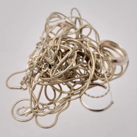 Diverse defekt silver 925/1000, 34,1g.