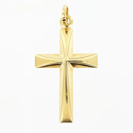 Hänge kors, 14x27mm, 18K Vikt: 0,7 g