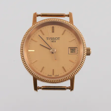 Damur 18k Tissot,gravyr.fungerar ej,diameter 23.9 mm. Vikt: 0 g