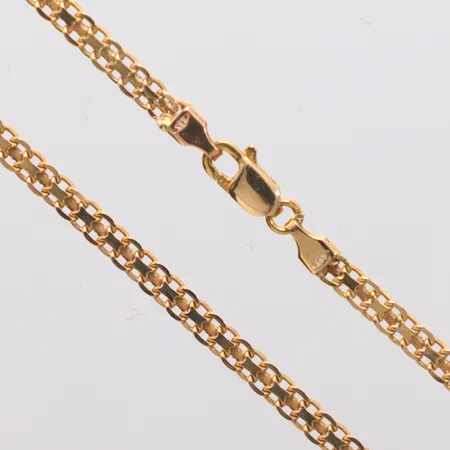 Kedja X-länk, längd 43cm, bredd 3,20mm, 14k Vikt: 7,3 g