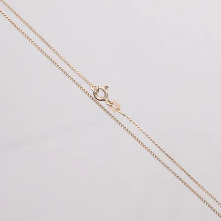 Kedja längd 46,5cm, bredd 1mm, 925/1000 Silver.  Vikt: 1,3 g