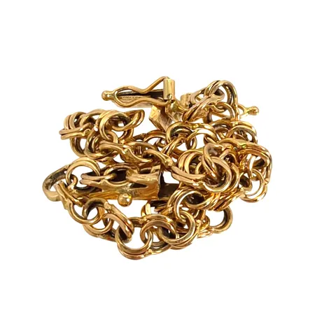 Armband Bismarck i 18K guld, defekt Vikt: 6,6 g