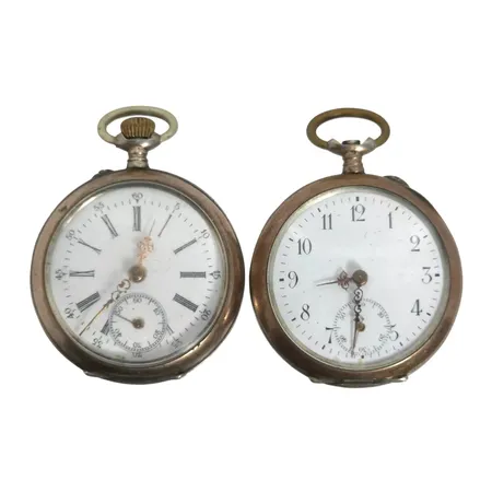 Mormorsur, 2 stycken, silver, Ø36 mm, defekter,