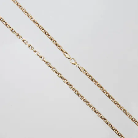 Kedja ankar längd ca 50,5cm, bredd 3,5mm, GHA, 18K Vikt: 10,8 g