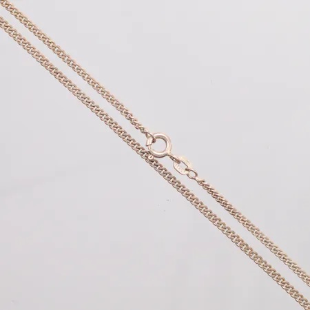 Kedja Pansar, längd 38cm, längd 2mm, 925/1000 Silver. Vikt: 4,6 g