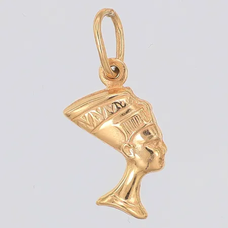 Hänge Nefertiti längd 23mm bredd 10mm, 18K Vikt: 1 g