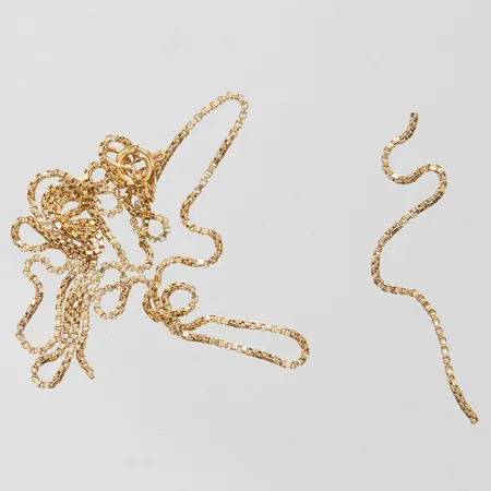 Kedja defekt 14K Vikt: 4,3 g