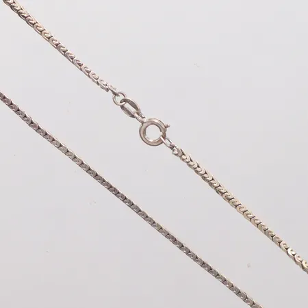 Kedja silver 813/1000, längd 40cm, bredd 2mm Vikt: 6,8 g