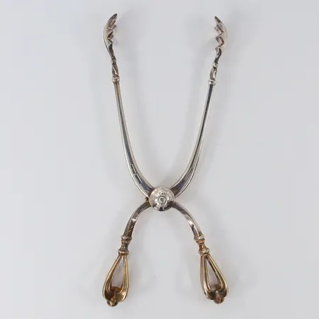 Istång, längd 14,5cm, förgylla handtag, Silver 925/1000.  Vikt: 59,4 g