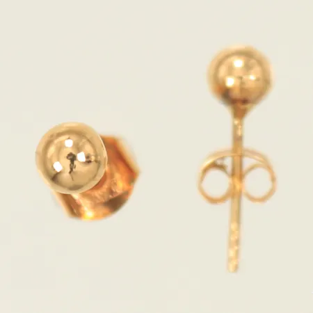 Örhängen kulor, Ø 4mm, 18K, 0,5g Vikt: 0,5 g