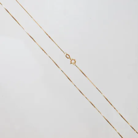 Kedja Venezia längd 44,5cm, bredd 1mm, GHA, 18K Vikt: 2,5 g