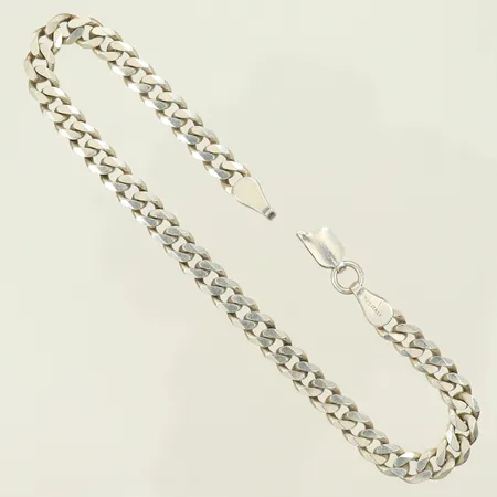 Halskedja pansar med trasigt lås, Silver 925/1000, 6,6g Vikt: 6,6 g