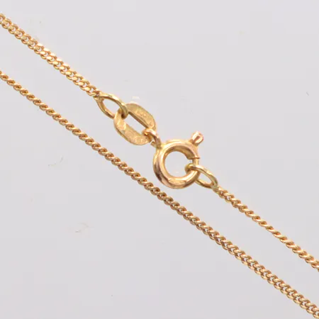 Halskedja Pansar längd 42cm, bredd 1,10mm, 14k Vikt: 1,9 g