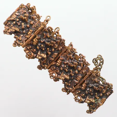 Armband Pentti Sarpeneva Finland brons längd ca 20cm, bredd 31mm Vikt: 0 g