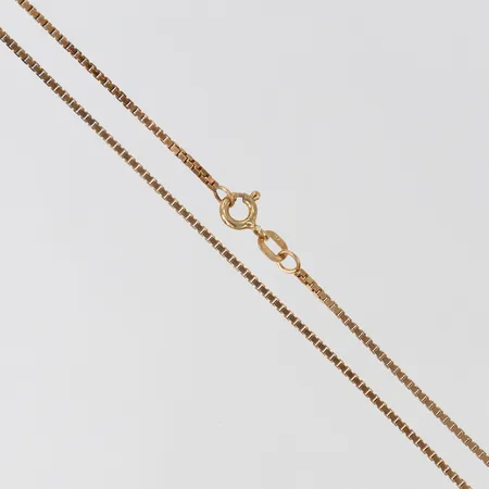 Kedja Venezia, längd 70,5cm, bredd 1,1mm, 9K.  Vikt: 6,3 g