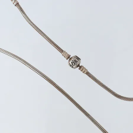 Kedja Ormlänk Pandora, längd 42cm, bredd 2,8mm, Silver 925/1000.  Vikt: 28,2 g