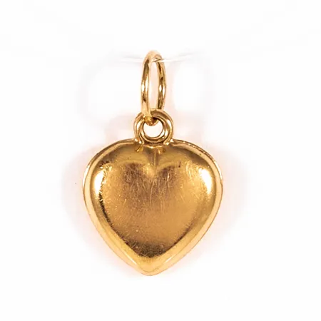 Hänge hjärta bredd 9mm, repor 18K 0,3g.
