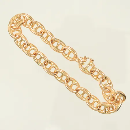 Armband, längd 20,8cm, bredd 8mm, 18K, 36,7g Vikt: 36,7 g