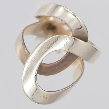 Ring öppen modell stl:18 ca 29mm, silver 925/1000 Vikt: 7,1 g
