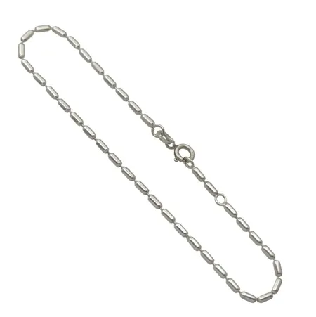 Armband i silver 925/1000, längd 19,0-20,0 cm, bredd 2 mm, fint skick Vikt: 3,2 g