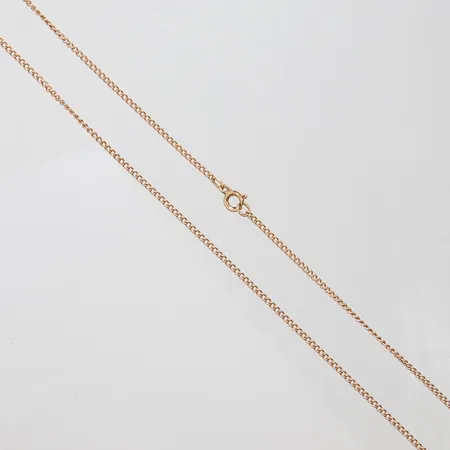 Kedja Pansar längd: 47,3cm, bredd: 1,9mm, sovjetiska stämplar, defekt låsögla, 14K Vikt: 5,4 g