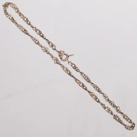 Armband längd 25cm, bredd 2mm, Silver. Vikt: 3 g