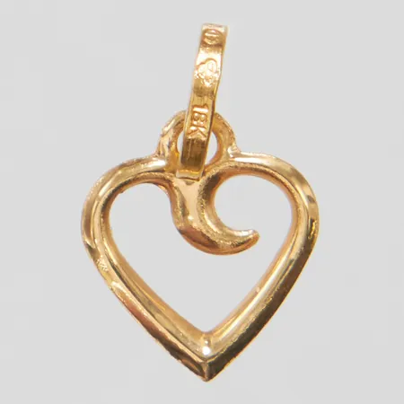 Hänge längd 12mm, bredd 8mm, 18K Vikt: 0,1 g