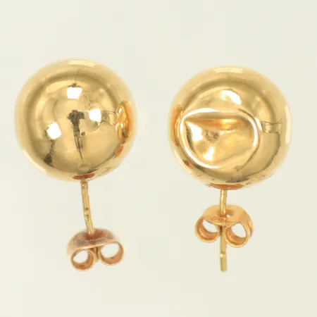 Örhängen bollar, ett örhänge buckligt, 18K, 2,7g Vikt: 2,7 g