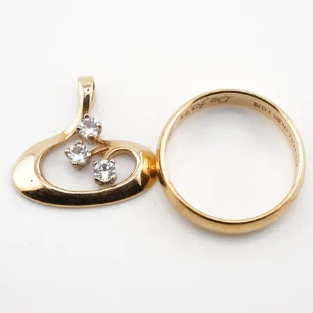 Diverse guld, 18k Vikt: 4,1 g