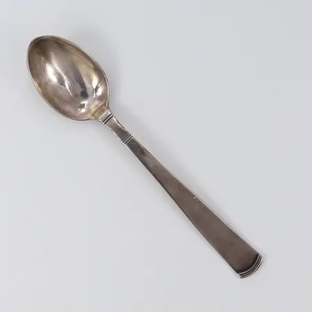 Kaffesked, modell Rosenholm, längd 12cm, GAB, silver  Vikt: 16 g
