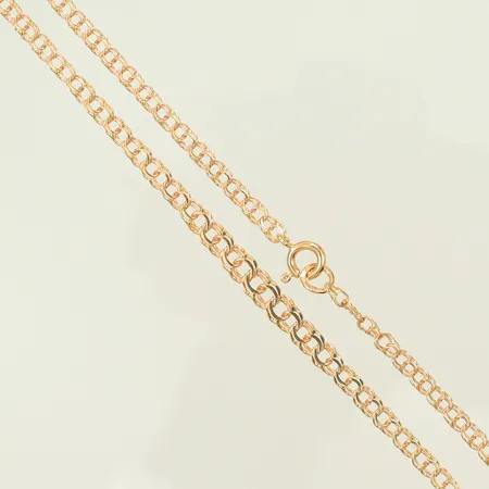 Halskedja doserad Bismarck, längd 42cm, bredd 3-4mm, 18K, 5,4g Vikt: 5,4 g