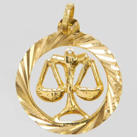 Hänge stjärntecken längd 22mm, bredd 18mm, 18K Vikt: 1,5 g