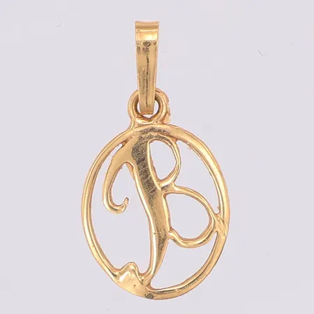 Hänge B längd 20mm bredd 11mm, Sävsjö Guldsmeds AB, 18K Vikt: 0,7 g