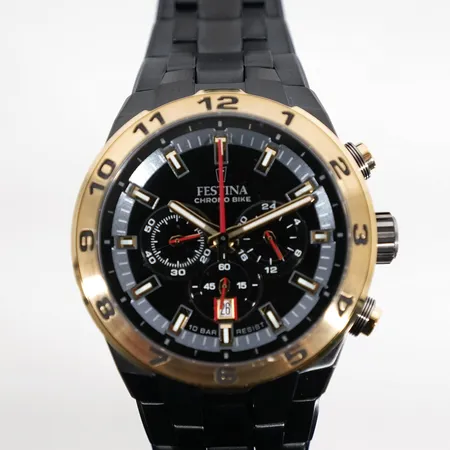 Festina Chrono Bike Special Edition quartz Ø44mm ref: F20675 i låda med tillbehör hyllrum