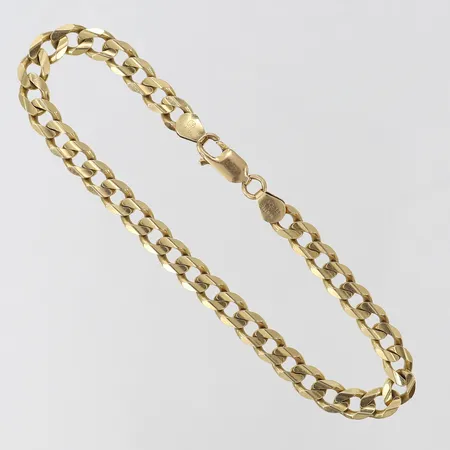  Armband Pansar ca 22cm, bredd 6,5mm 14K Vikt: 17,5 g