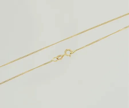 Halskedja pansar längd 36cm, 18K Vikt: 2,2 g