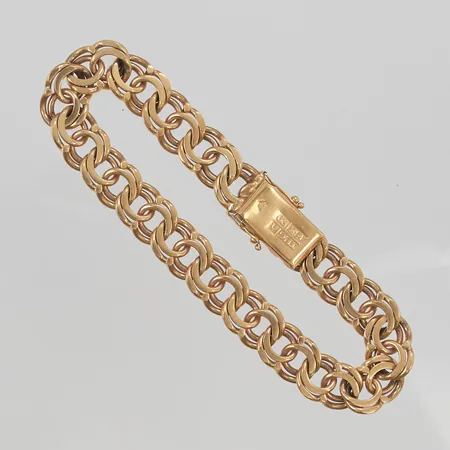 Armband Bismarck 20cm bredd 10mm 18K 38,9g.