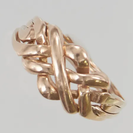 Pusselring ca stl:19 skev skena 14K 4,0g.