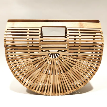 Väska Cult Gaia Ark Small, bambu, mått ca 25x28x7,5cm, originalkartong. 