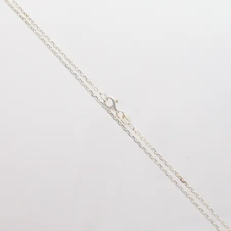 Kedja ankar längd 38cm, bredd 1mm, 925/1000 Silver.  Vikt: 2,5 g
