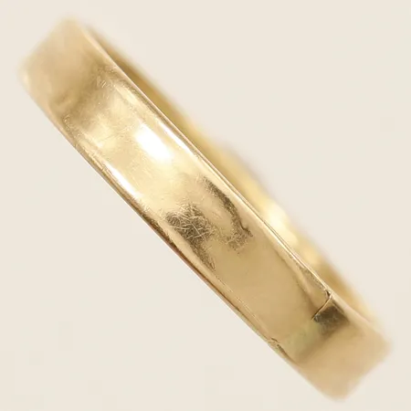 Ring slät stl:15, bredd 3,1mm, 18K Vikt: 0,7 g